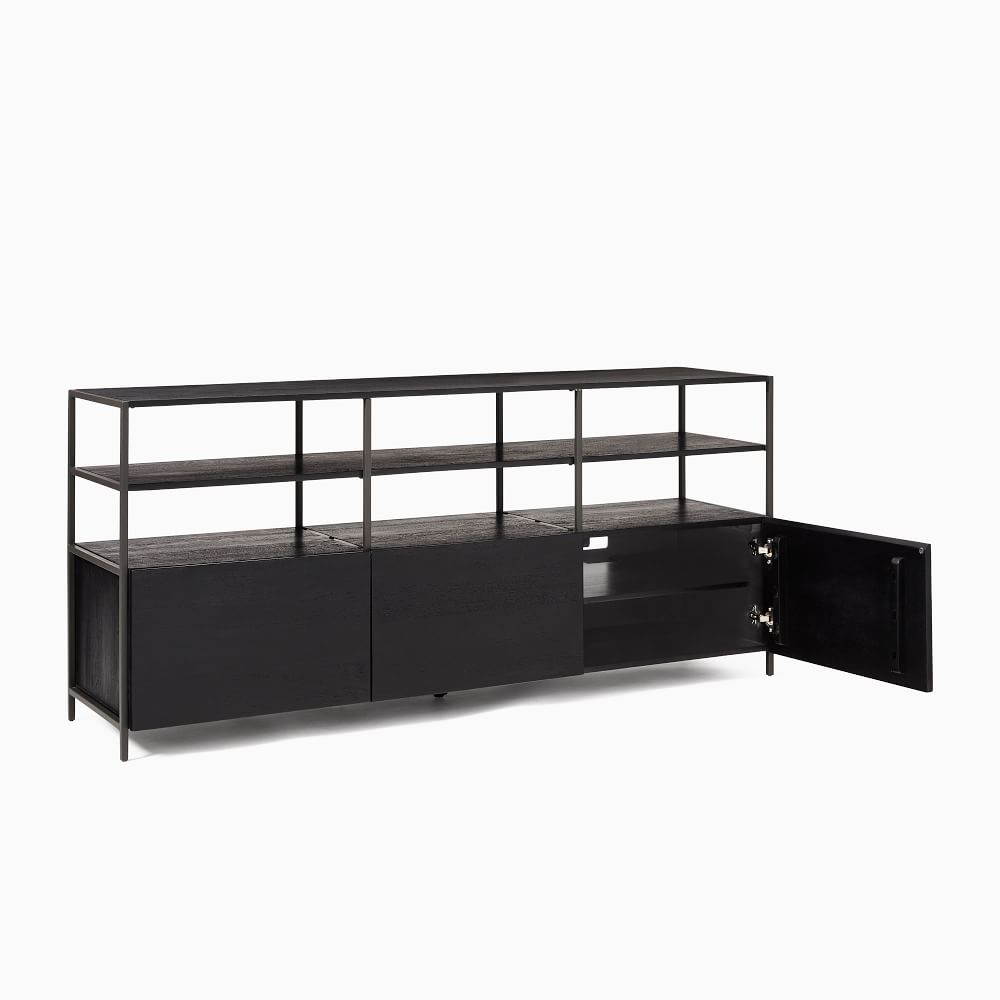 West elm industrial media console deals
